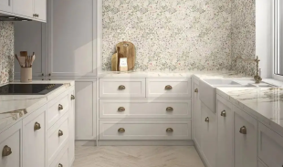 Плитка Kerama Marazzi Гране 1 белый матовый структура обрезной  (40х80) арт. KM4080B0011R